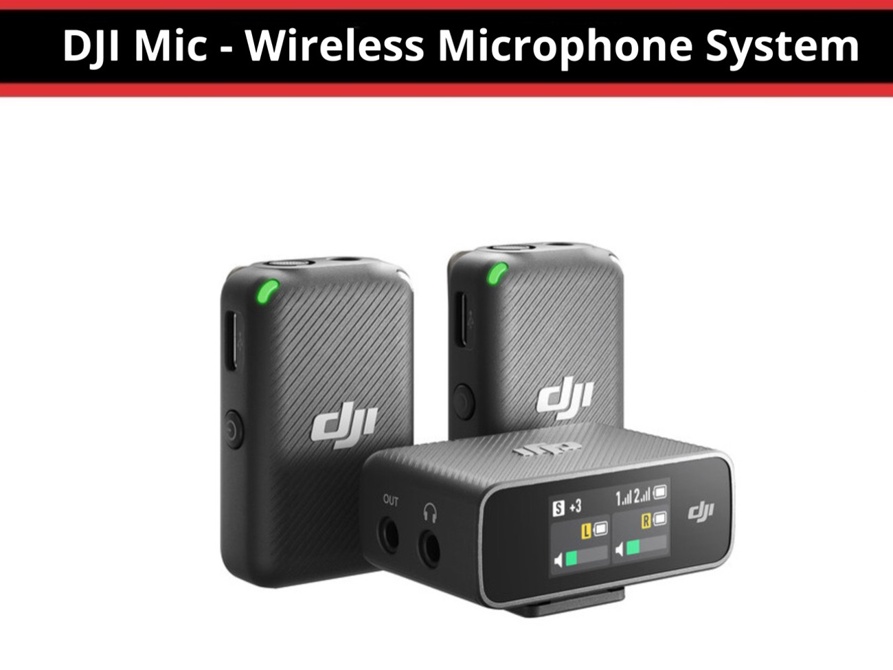 Dji mic - wireless microphone (2x transmitter)