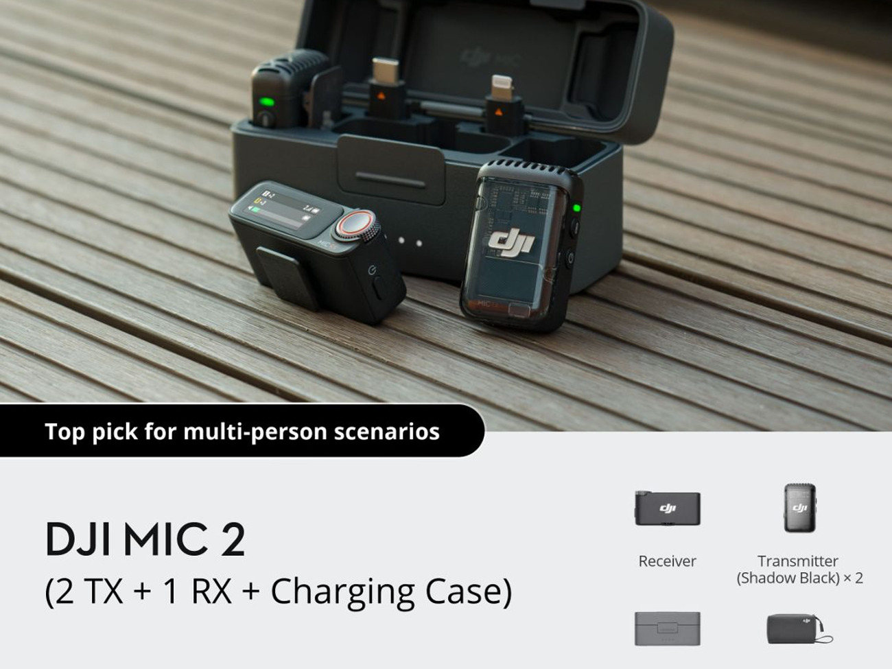 Dji mic 2 - lapel mics