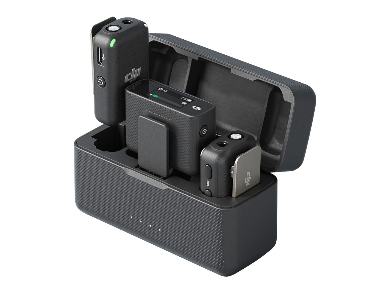 Dji mic (2 tx + 1 rx) wireless lavalier microphone