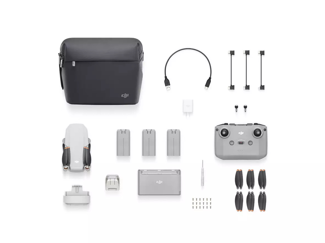 Dji mini 2 fly more combo 4k -  6 intelligent batteries 