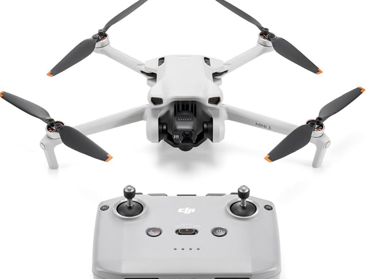Dji mini 3 drone (2 batteries, nd filter, go pro mount) 