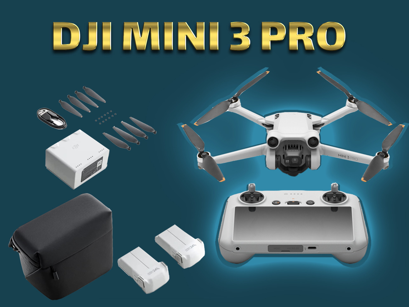 Dji mini 3 pro+ fly more combo