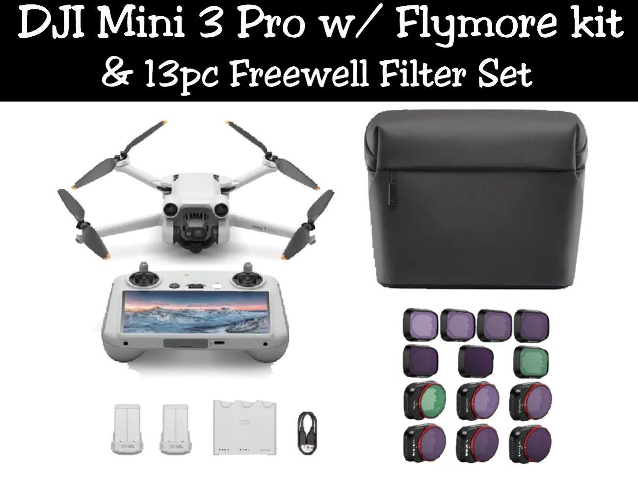 美品】DJI mini 3 pro(RC)＋Fly Moreキット＋NDセット DJI Mini