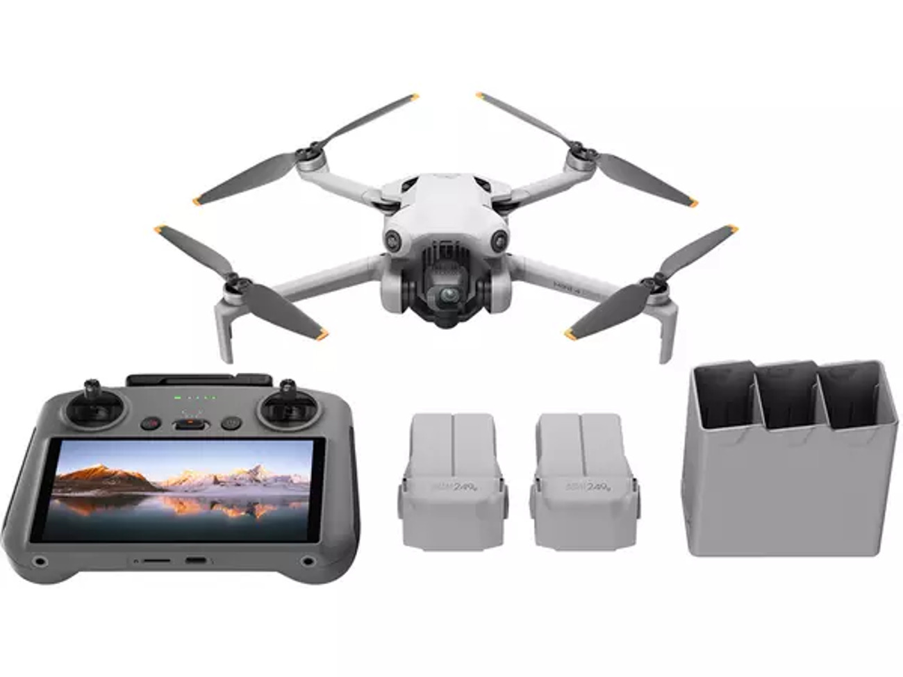 Dji mini 4 pro drone with fly more kit and case