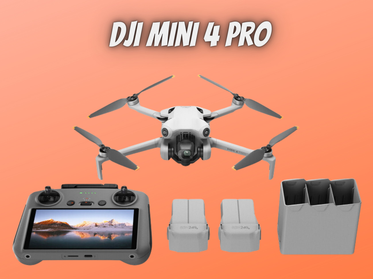 Dji mini 4 pro fly more combo (dji rc 2)