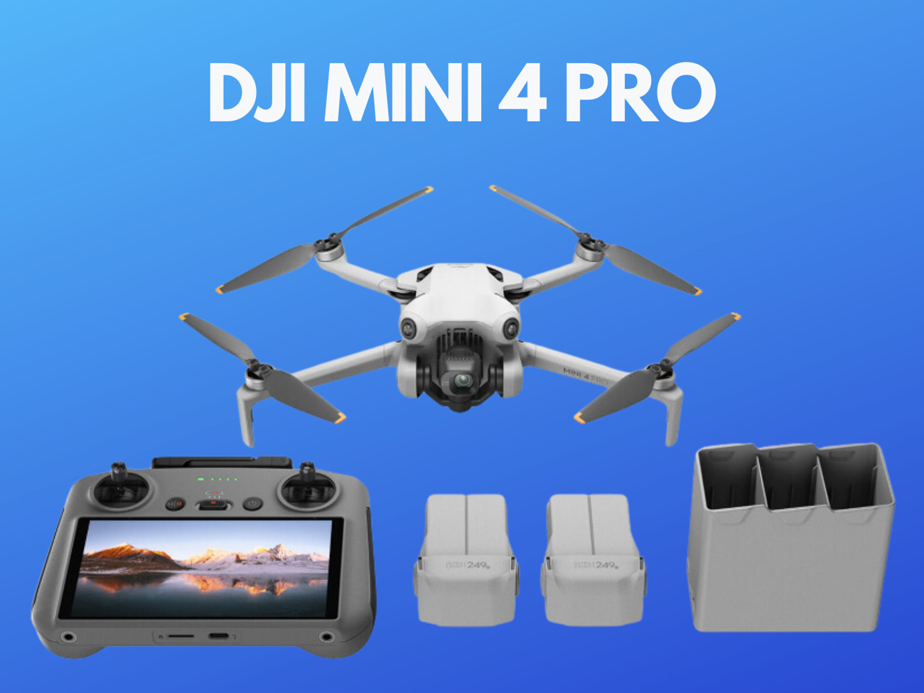 Dji mini 4 pro fly more combo (dji rc 2)