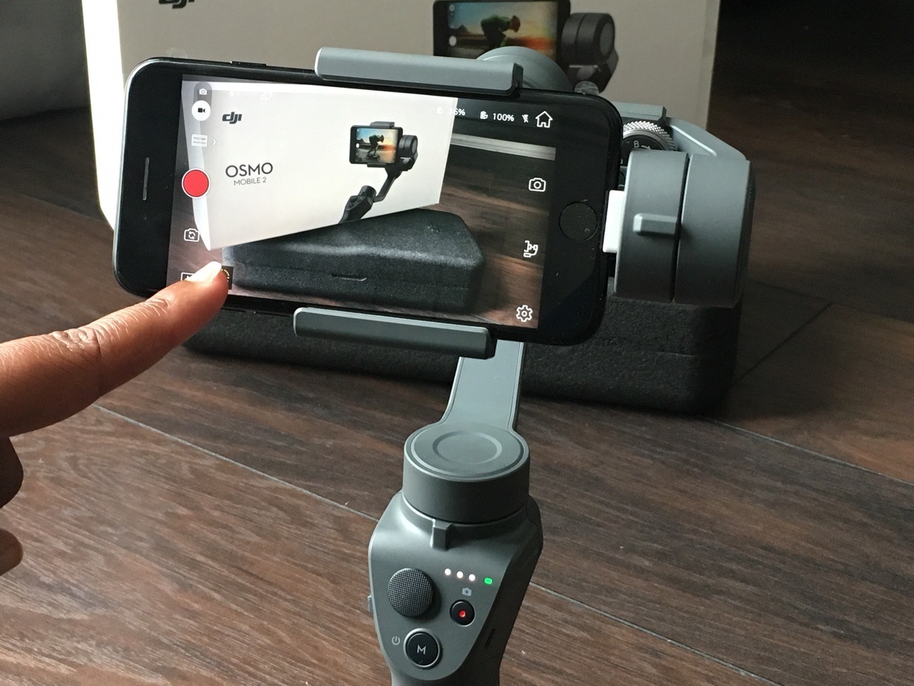 Dji osmo mobile 2 gimbal gopro 