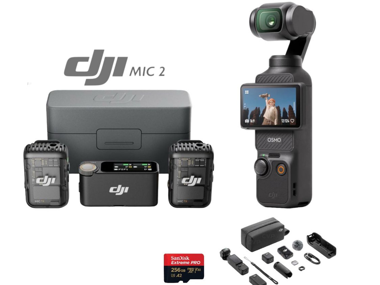 Dji osmo pocket 3 creator combo kit dji mic 2 camera 
