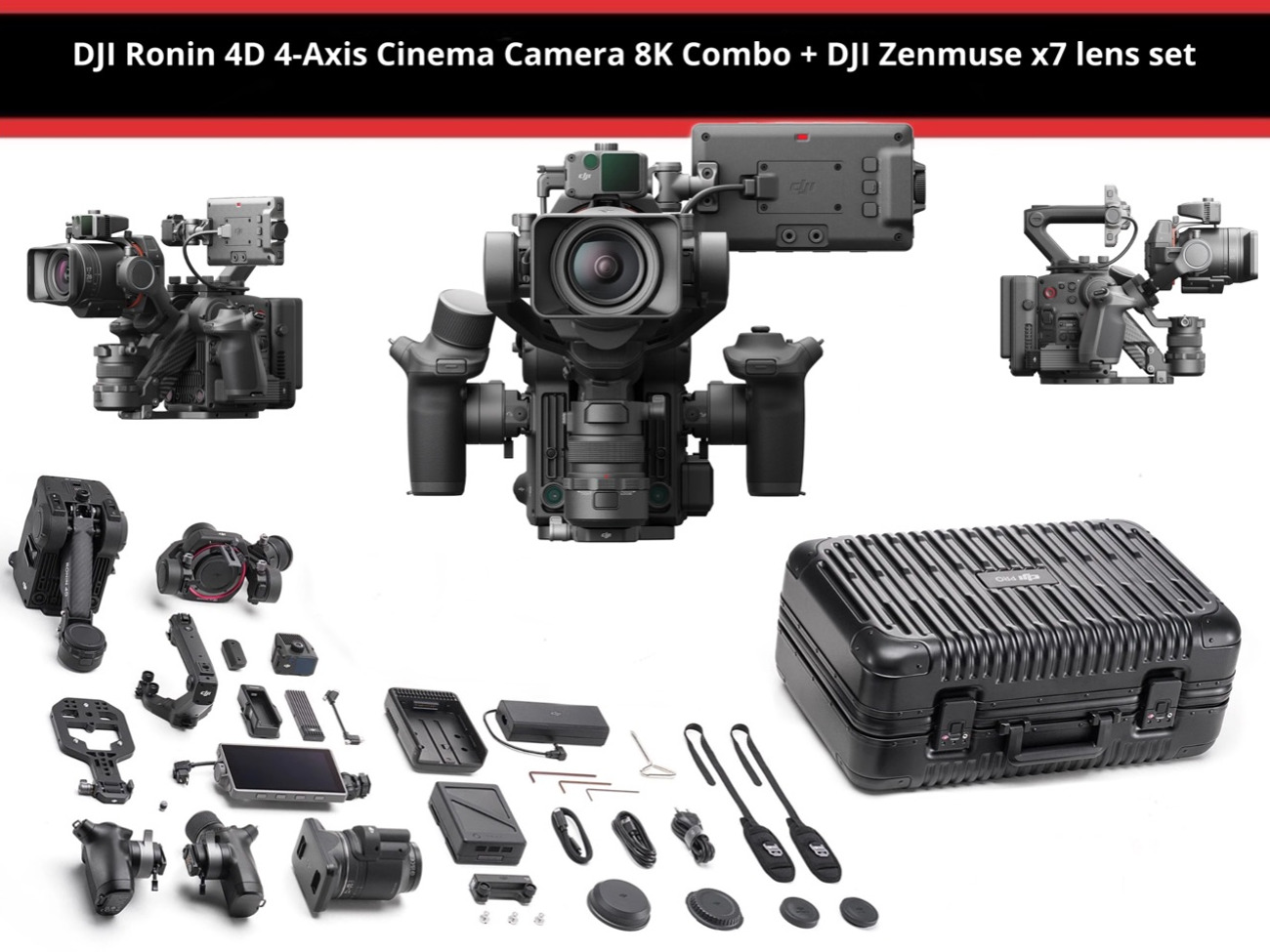 Dji ronin 4d 4-axis cinema camera 8k combo