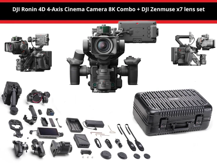 Dji ronin 4d 4-axis cinema camera 8k combo