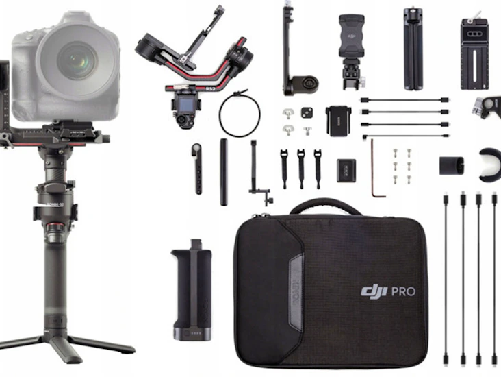 Dji ronin rs2 pro combo + raven eye + follow focus motor.