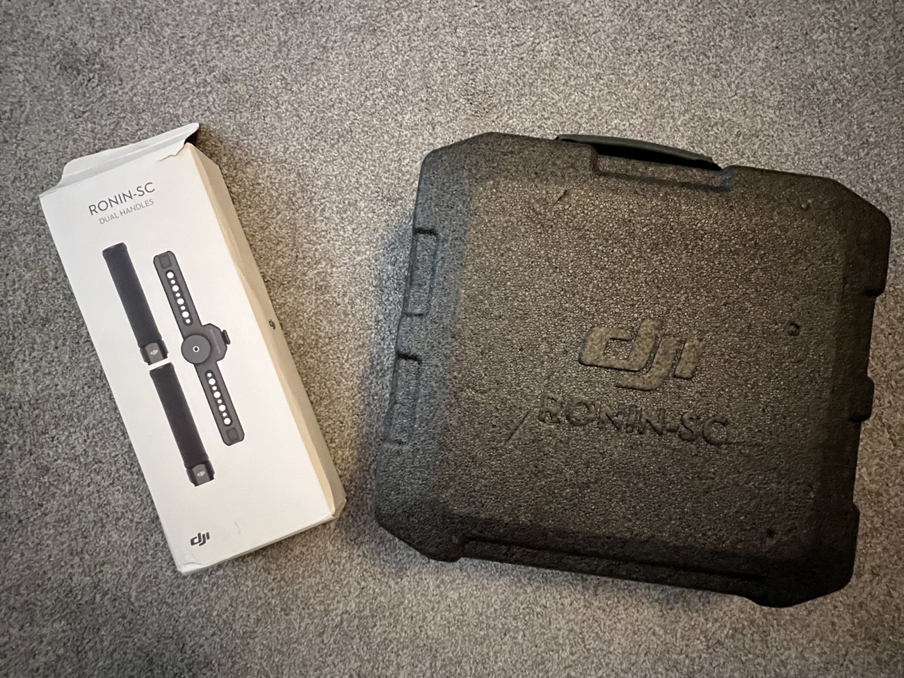 Dji ronin sc gimbal with dual grip handles