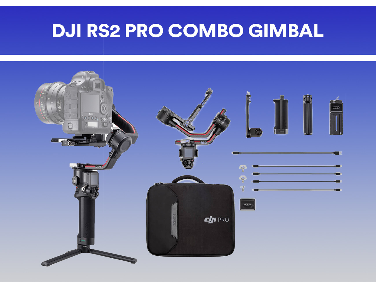 Dji rs2 pro combo | camera gimbal