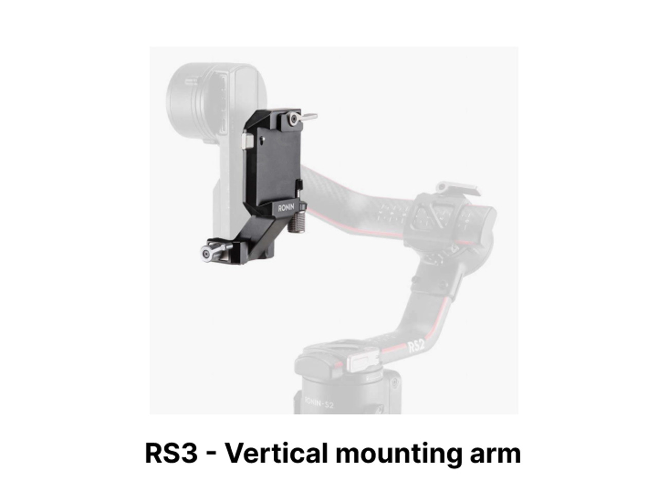 Dji rs3 vertical mounting plate