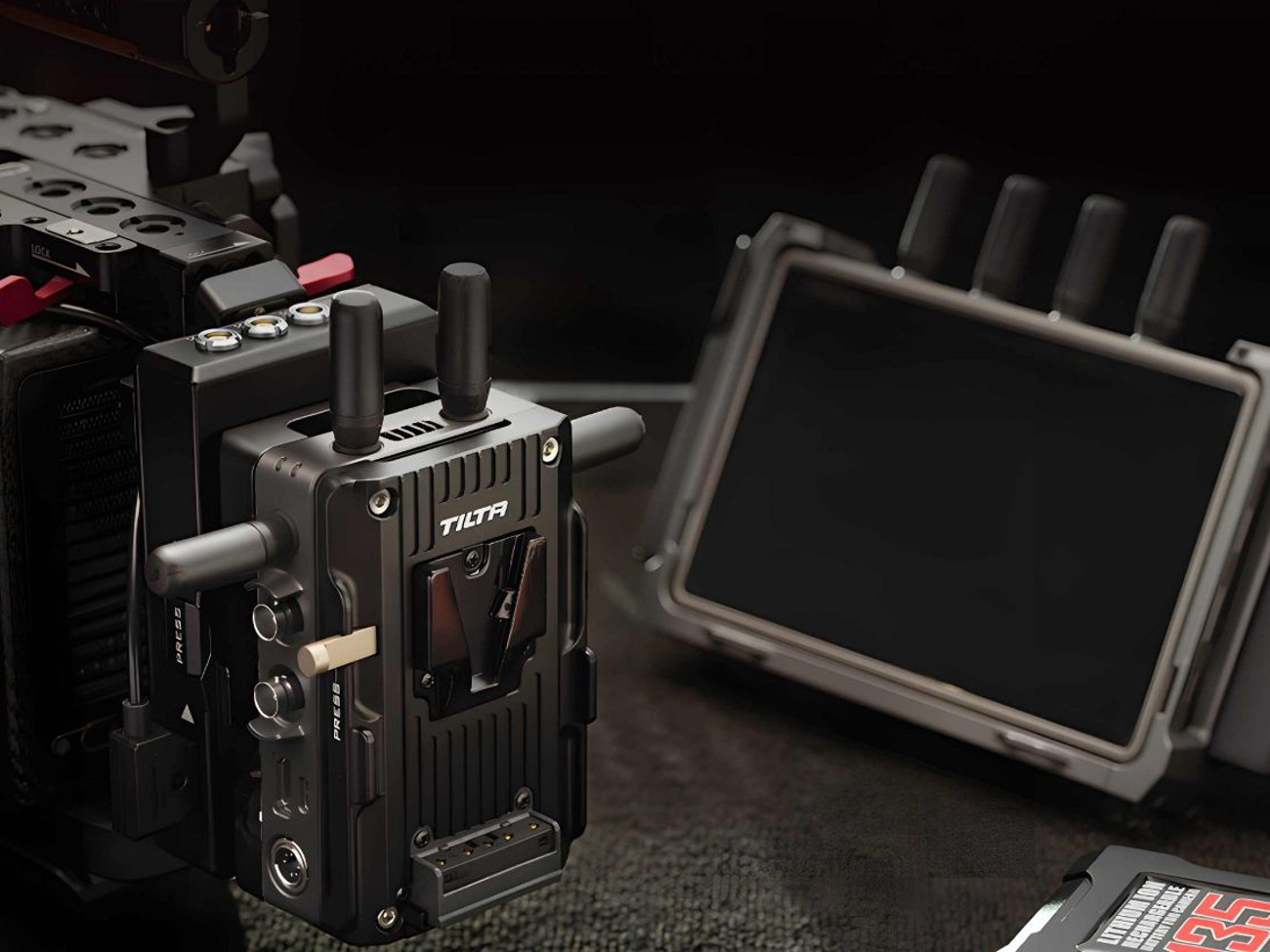 Dji transmission + high bright monitor combo