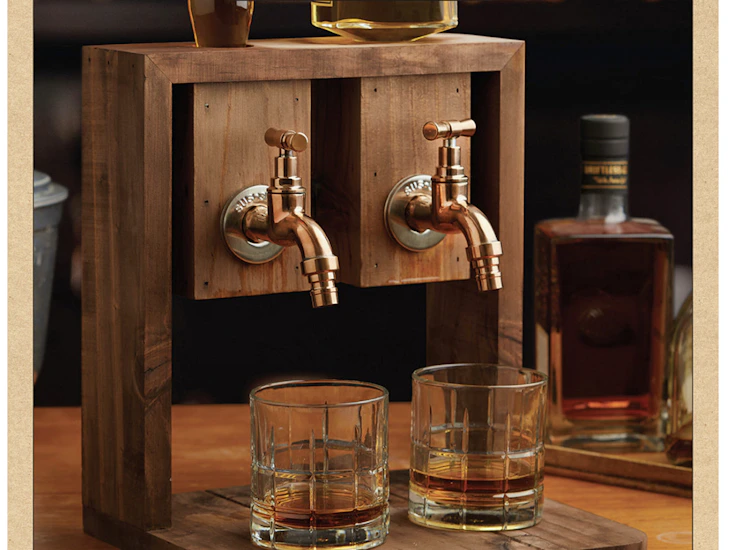 Double liquor dispenser