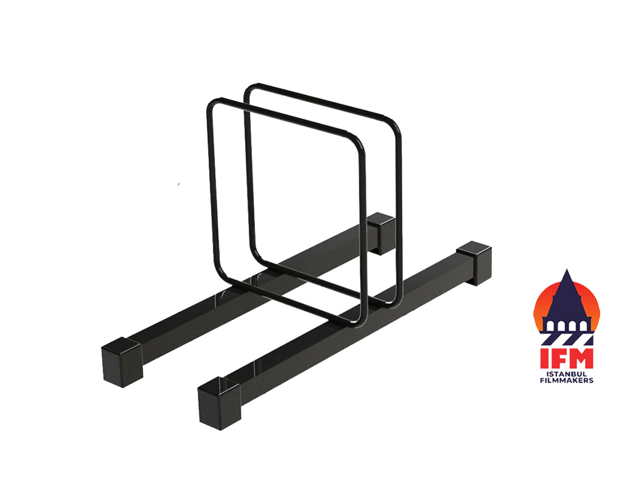 Doughty floor standing poly holder