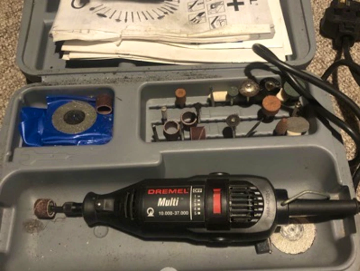 Dremel with accessories