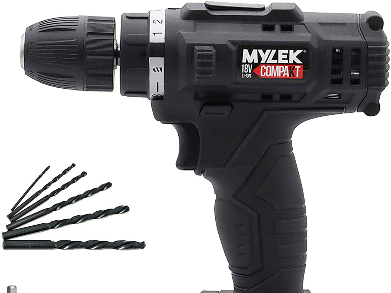 Drill electric screwdriver set 18v mylek