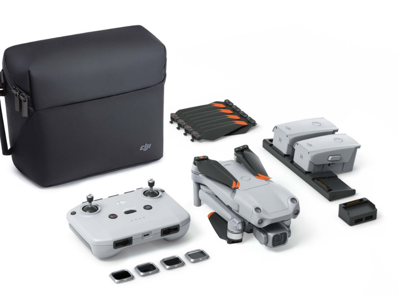 Drone dji air 2s with 3 batteries
