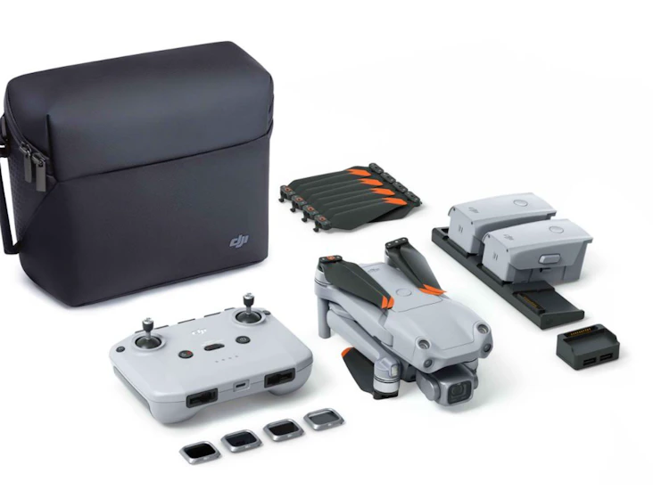 Drone dji air 2s with 3 batteries