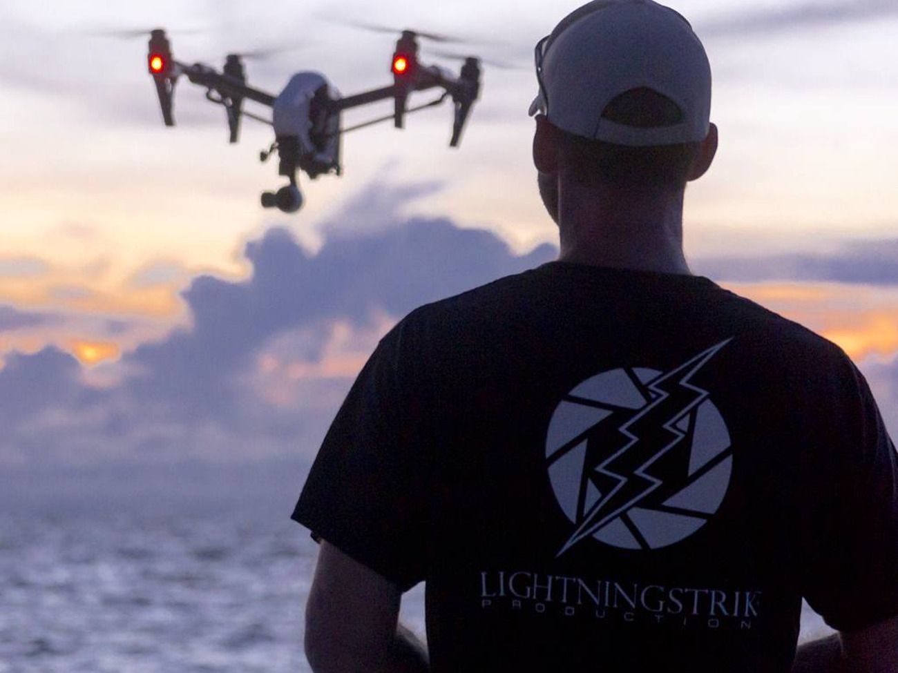 Drone pilot with mavic 3 pro cine drone