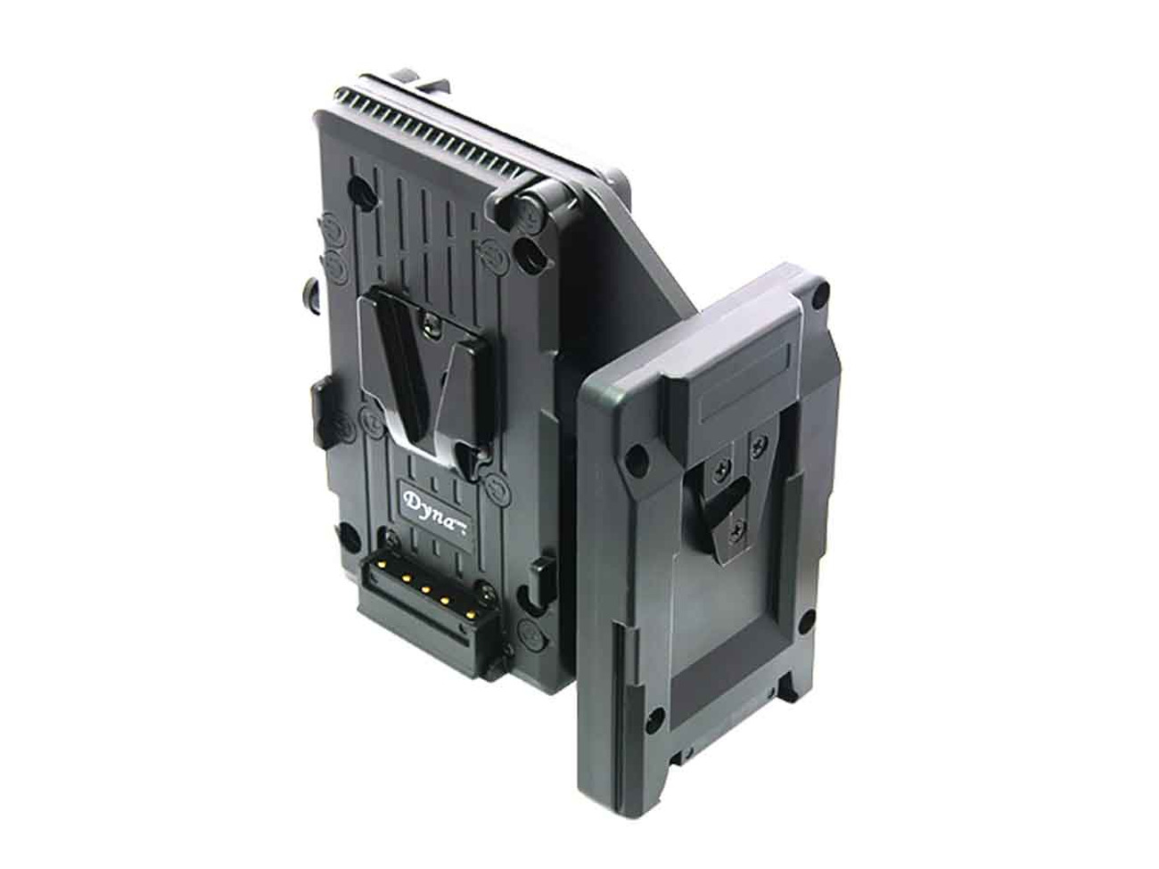 Dynacore d-ts v-mount/v lock hot swap plate/dual battery "sharkfin" adaptor