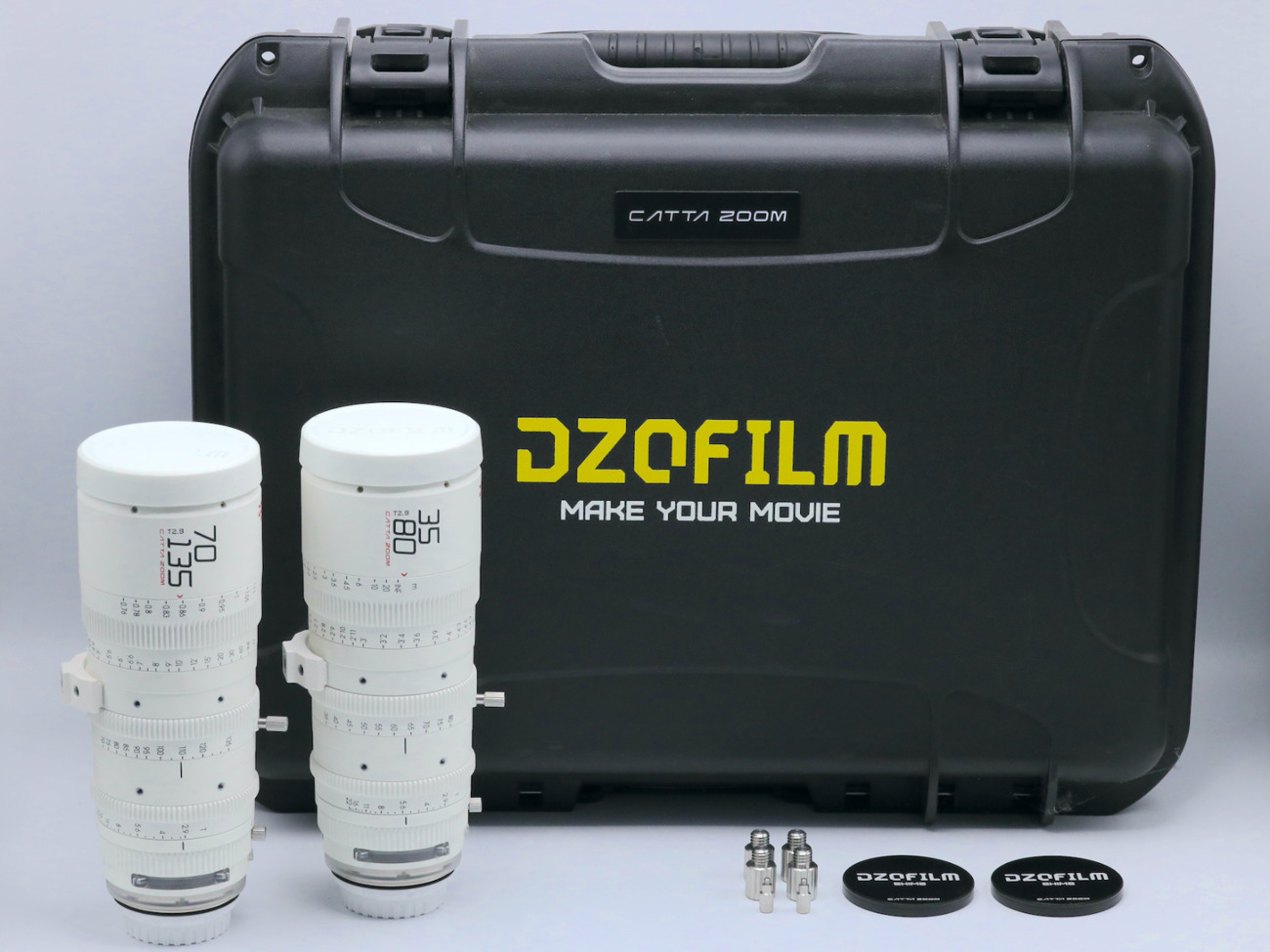 Dzo catta zoom cine 35-80mm t2.9 & 70-135mm t2.9 