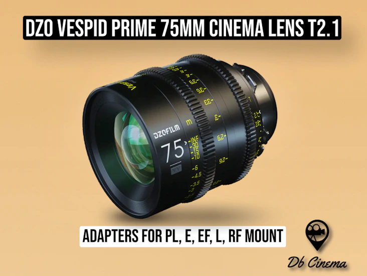 Dzo film vespid prime cinema lens 75mm t2.1 full frame