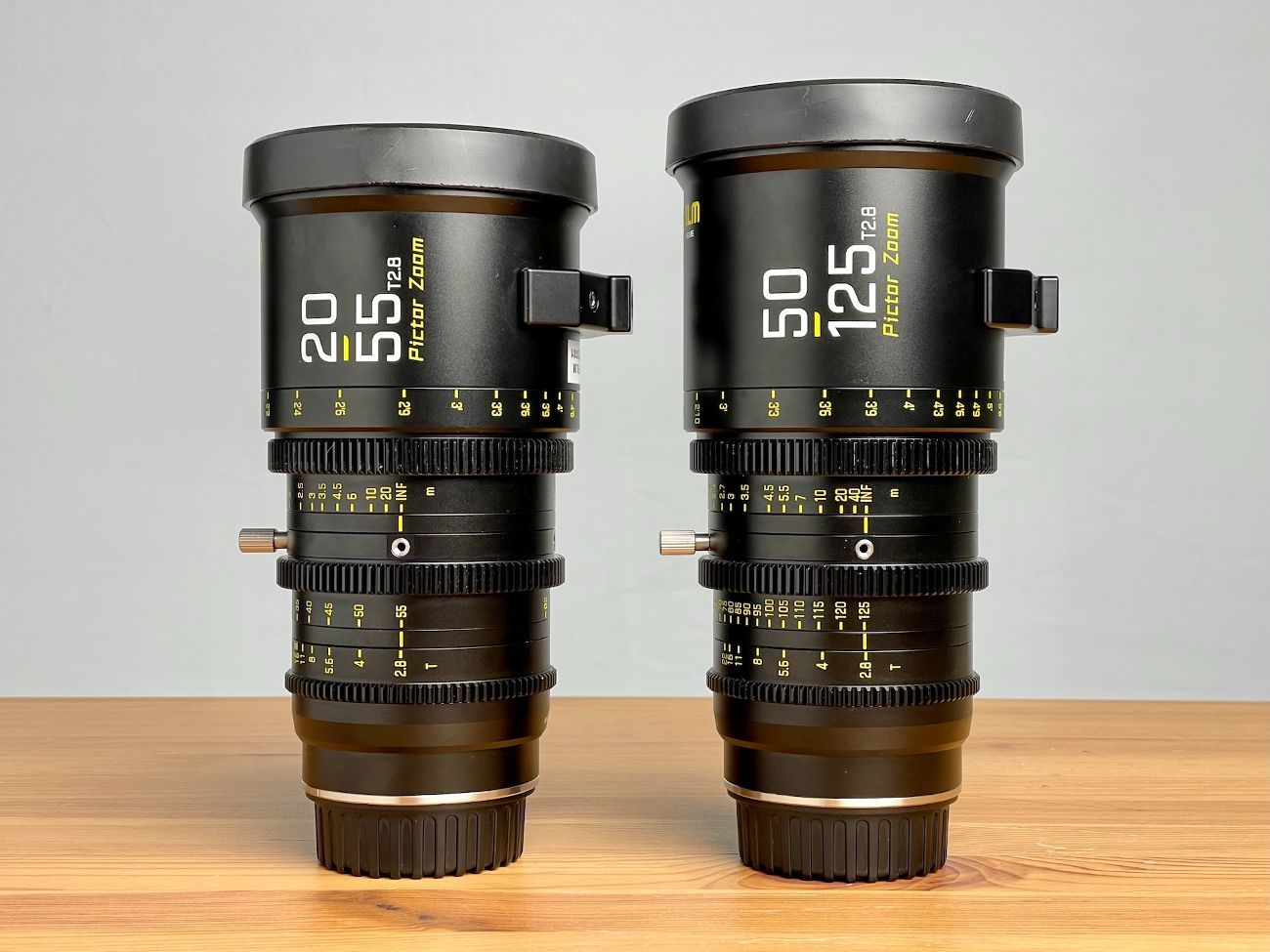 Dzofilm cine zoom dual lens set (20-55mm & 50-125mm t2.8)