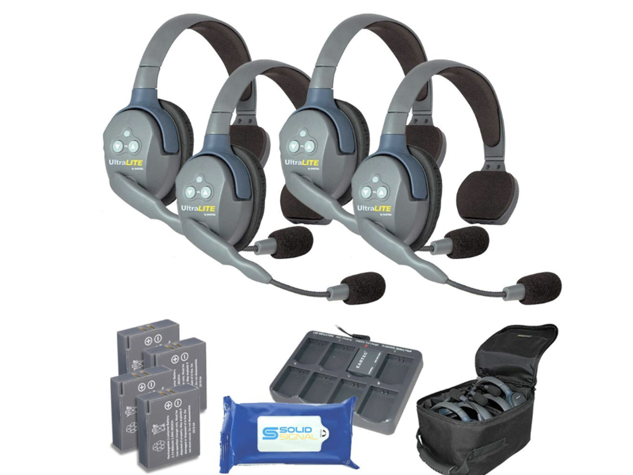 Eartec 4 head set radio coms system 