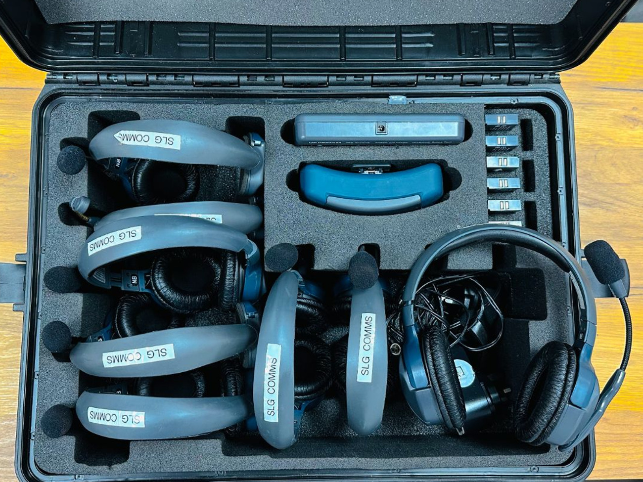 4x eartech wireless radio comms (8x available on request)
