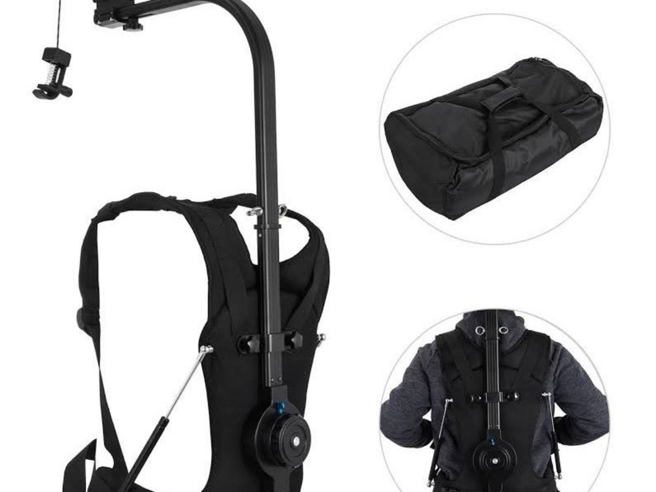 Easyrig camera stabilization 