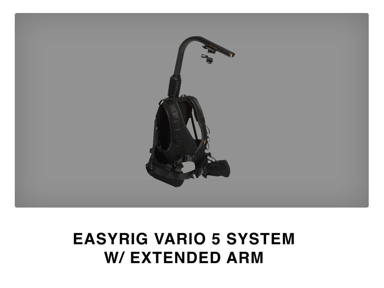 Easyrig vario 5 system w/ extended arm