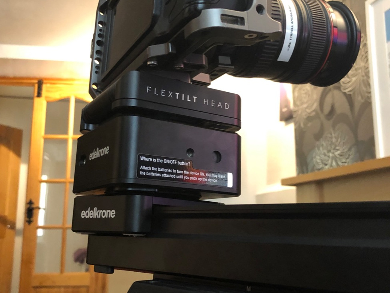 Edelkrone motorised slider + pan & flextilt head 