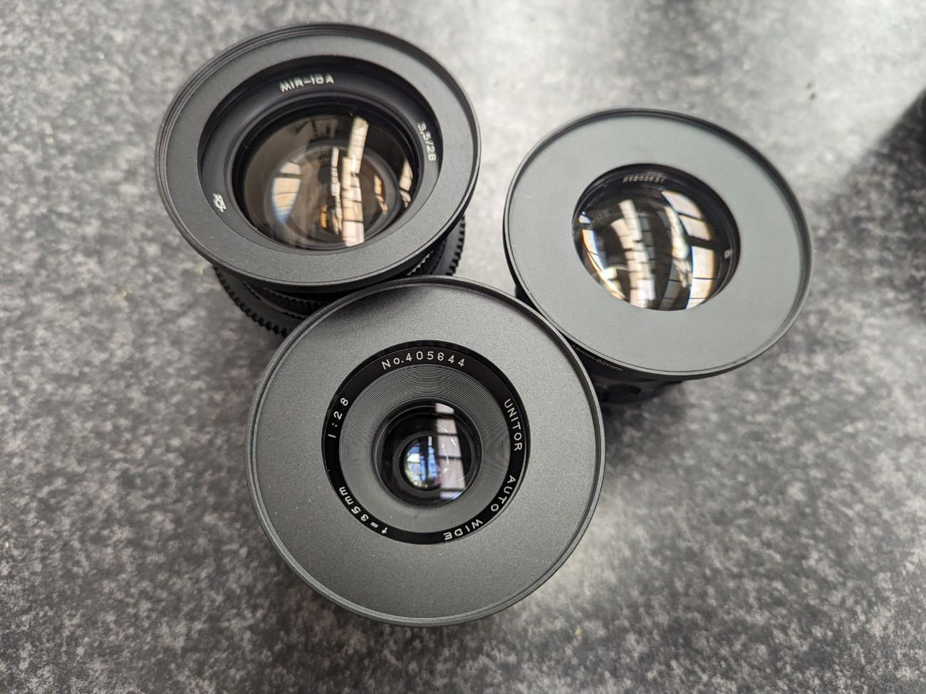Ef manual lens set 28 / 35 / 85