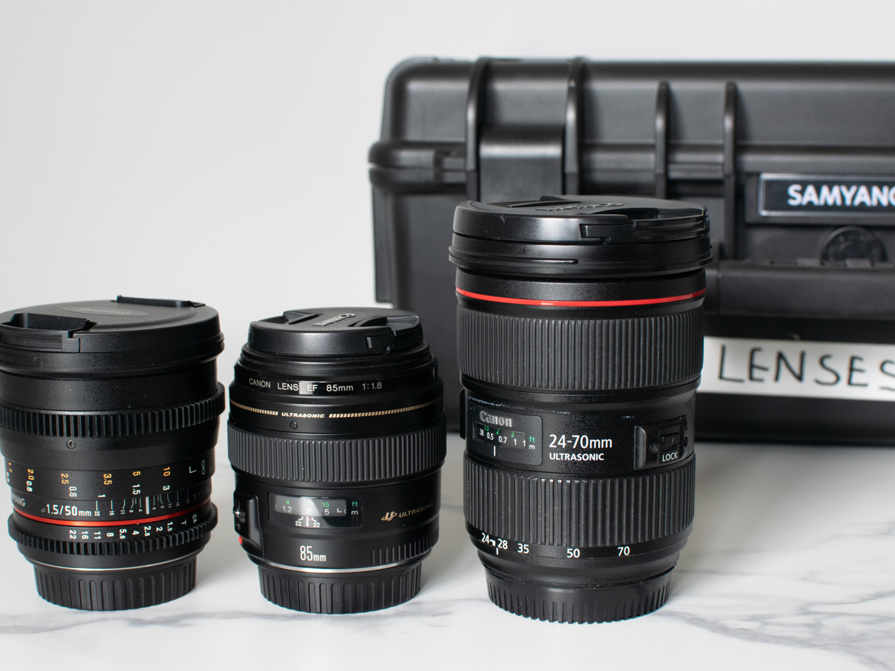 Ef mount lens set