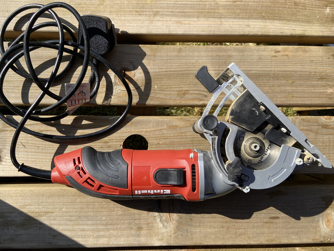 Einhell mini circular saw
