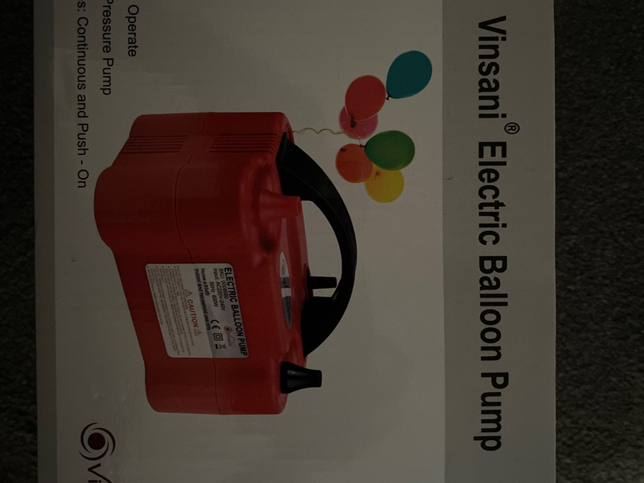 Electric balloon pump