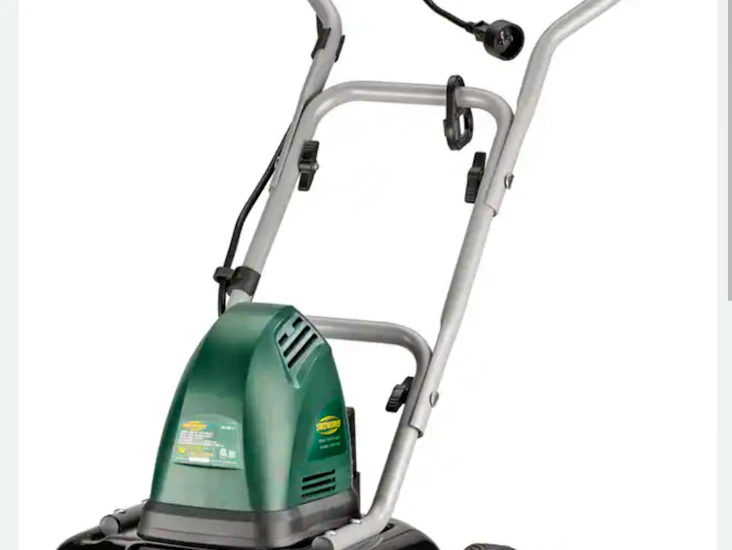 Electric garden tiller