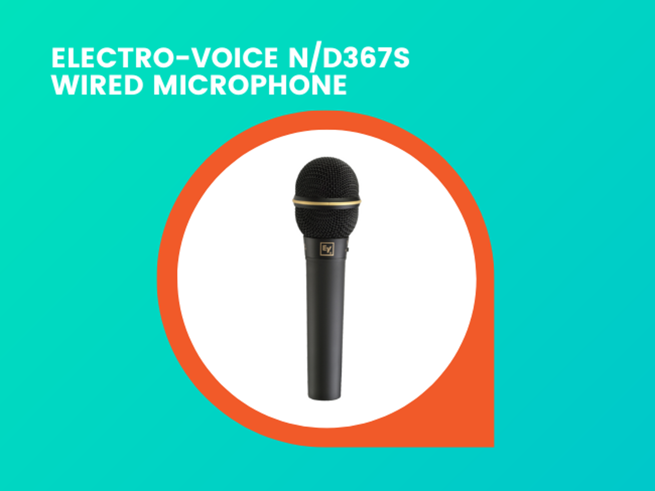Electro-voice n/d367s wired microphone