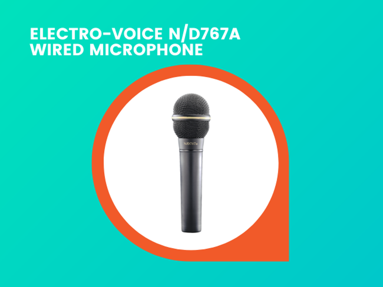 Electro-voice n/d767a wired microphone