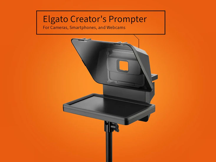 Elgato prompter w/ built-in screen teleprompter