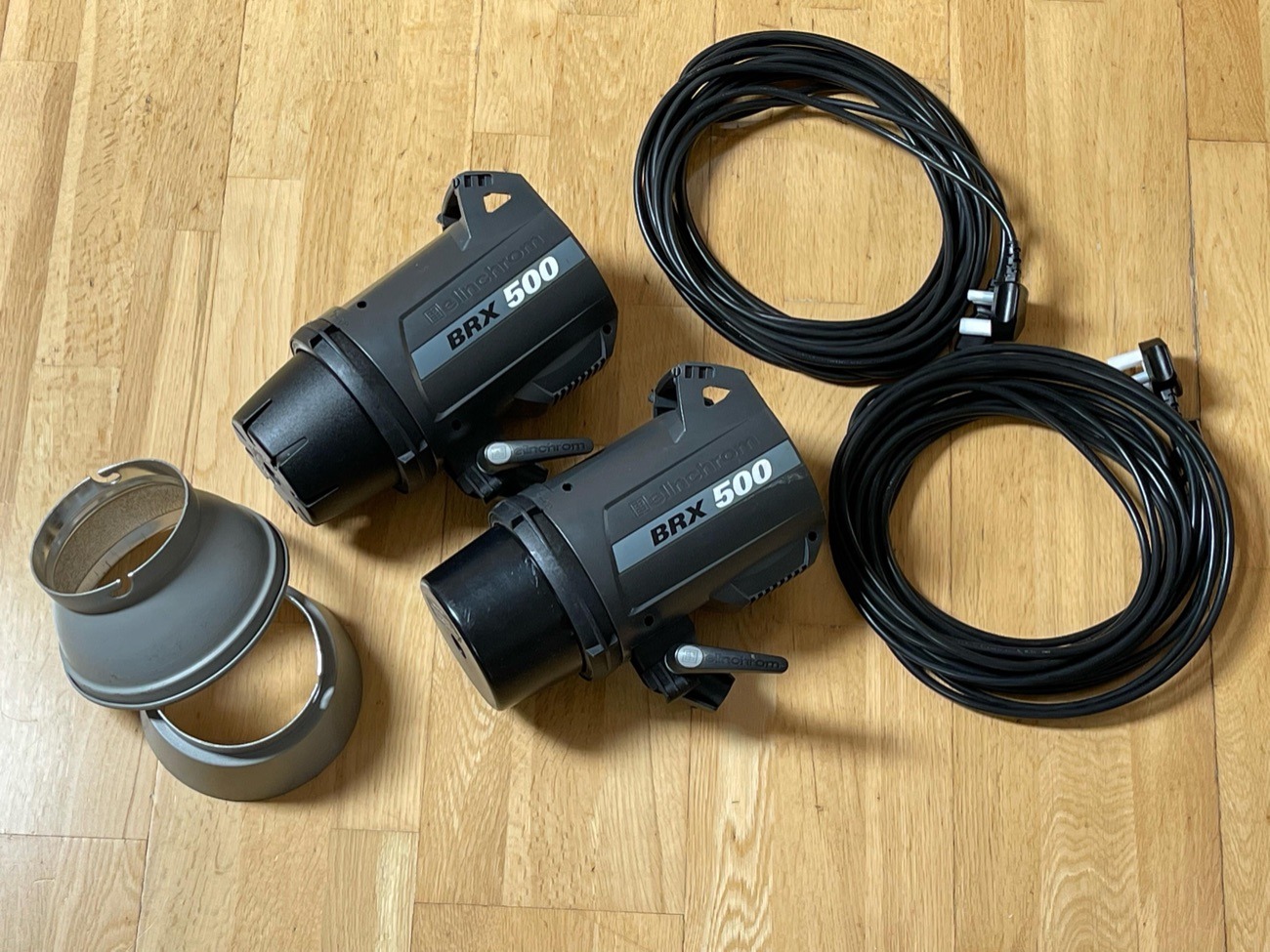Elinchrom brx 500 flash x 2
