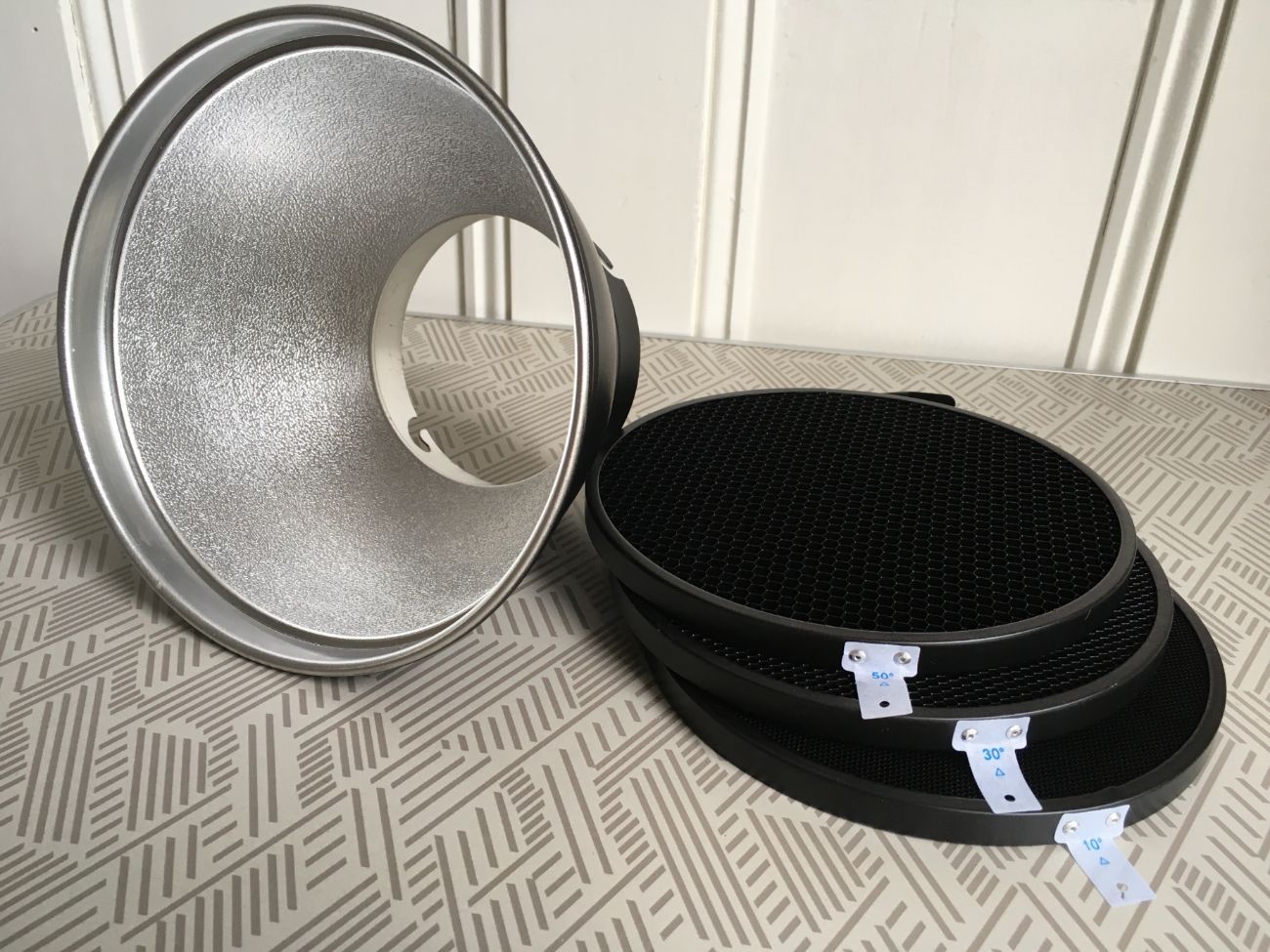 Elinchrom grid set and reflector 