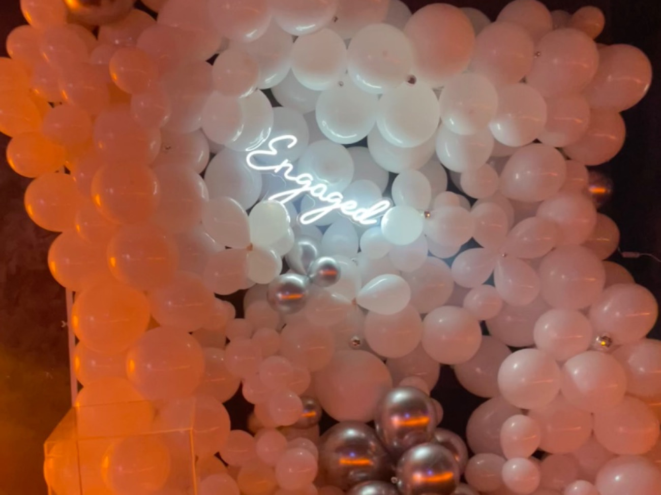 Engaged led sign