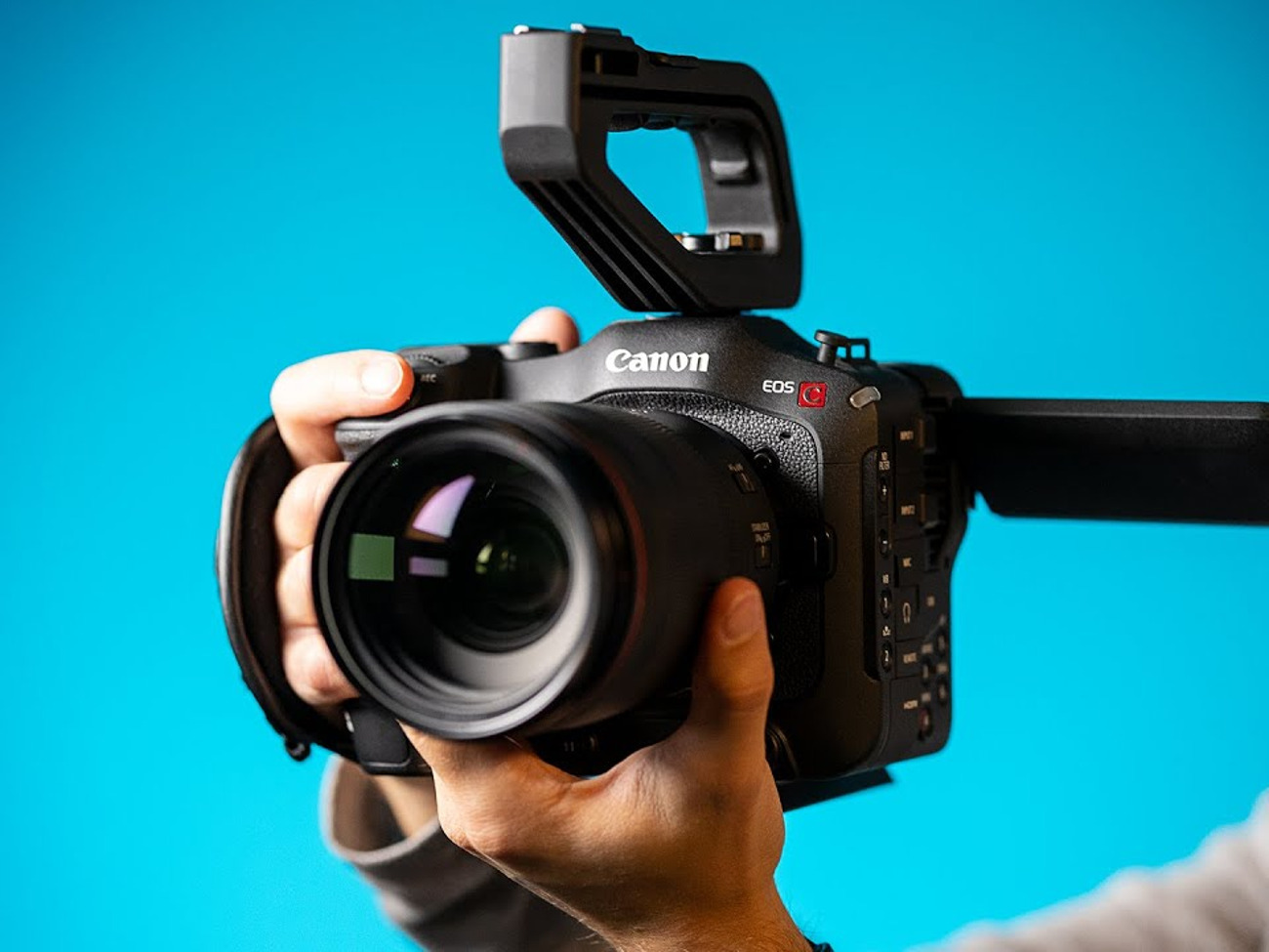 Eos canon c70 cinema camera + ef speedbooster