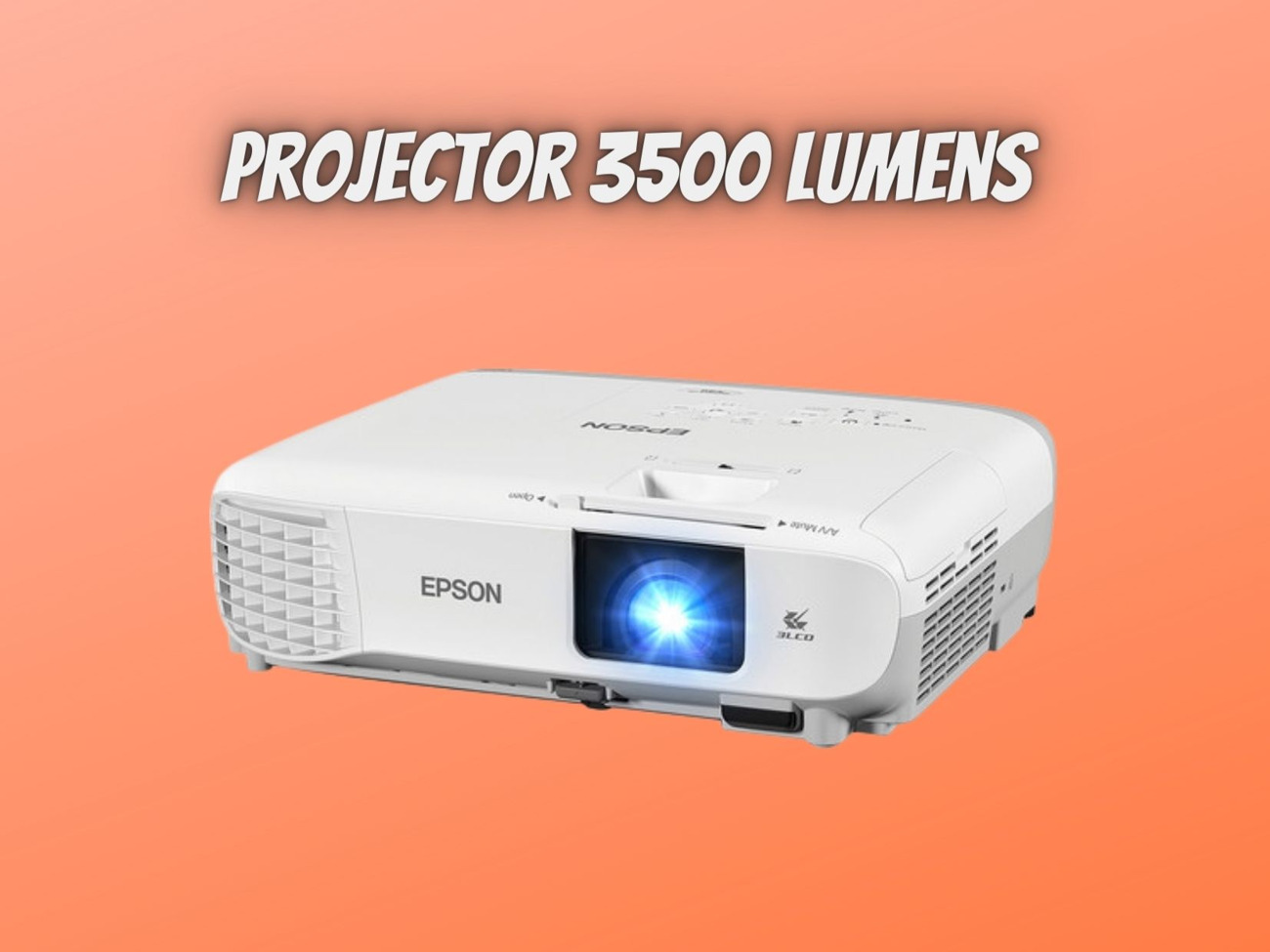 Epson full hd projector 3500 lumens -  home cinema