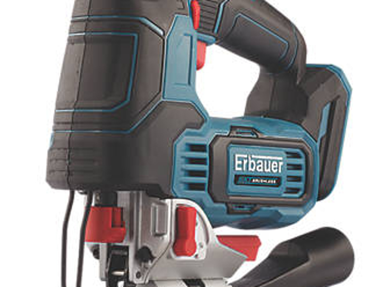 Erbauer cordless jigsaw with battery and fast charger