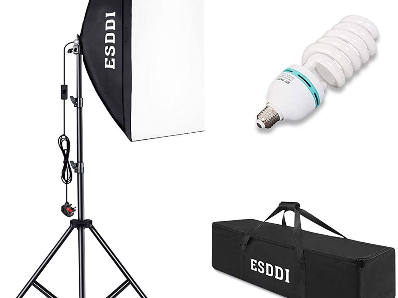 Rent ESDDI Softbox Studio Light x 1 800W from Yemi T William Morris Waltham Forest for 6 15 GBP day